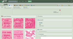 Desktop Screenshot of hao08.deviantart.com