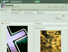 Tablet Screenshot of flatrabbitfan.deviantart.com