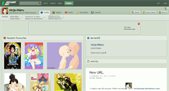 Desktop Screenshot of ninja-miaru.deviantart.com