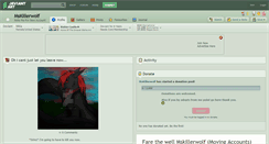 Desktop Screenshot of mskillerwolf.deviantart.com