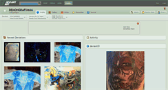 Desktop Screenshot of demongrafix666.deviantart.com
