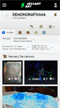 Mobile Screenshot of demongrafix666.deviantart.com