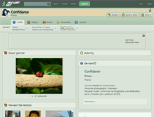 Tablet Screenshot of confidanse.deviantart.com
