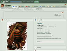 Tablet Screenshot of djlogan.deviantart.com