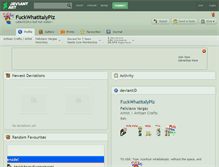 Tablet Screenshot of fuckwhatitalyplz.deviantart.com