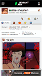 Mobile Screenshot of anime-shounen.deviantart.com