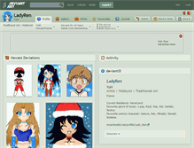 Tablet Screenshot of ladyren.deviantart.com