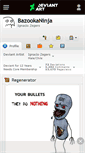 Mobile Screenshot of bazookaninja.deviantart.com