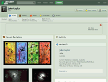 Tablet Screenshot of jake-taylor.deviantart.com