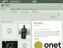 Tablet Screenshot of nadillpl.deviantart.com