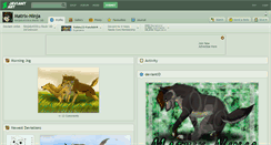 Desktop Screenshot of matrix-ninja.deviantart.com