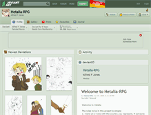 Tablet Screenshot of hetalia-rpg.deviantart.com