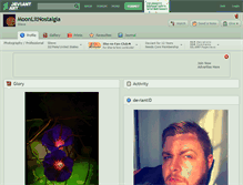 Tablet Screenshot of moonlitnostalgia.deviantart.com