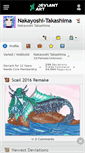Mobile Screenshot of nakayoshi-takashima.deviantart.com