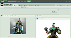 Desktop Screenshot of conquerorsaint.deviantart.com