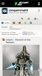 Mobile Screenshot of conquerorsaint.deviantart.com