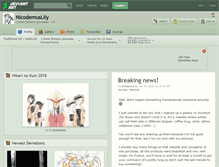 Tablet Screenshot of nicodemuslily.deviantart.com