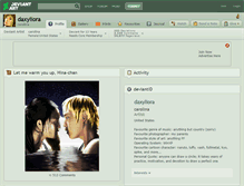 Tablet Screenshot of daxyliora.deviantart.com