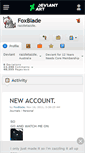 Mobile Screenshot of foxblade.deviantart.com