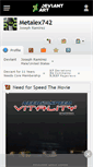 Mobile Screenshot of metalex742.deviantart.com