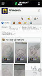 Mobile Screenshot of primeron.deviantart.com
