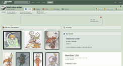 Desktop Screenshot of blacklotus-order.deviantart.com