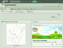 Tablet Screenshot of karolinastephanie.deviantart.com