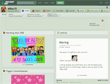 Tablet Screenshot of elfox15.deviantart.com