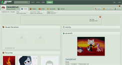 Desktop Screenshot of chris200343.deviantart.com