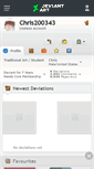 Mobile Screenshot of chris200343.deviantart.com