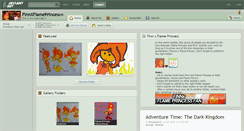 Desktop Screenshot of finnxflameprincess.deviantart.com