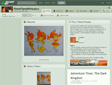 Tablet Screenshot of finnxflameprincess.deviantart.com