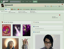 Tablet Screenshot of darkaeon35.deviantart.com