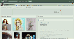 Desktop Screenshot of mybeautyfulworld.deviantart.com