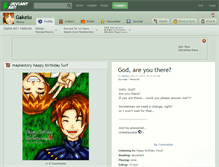 Tablet Screenshot of gakelu.deviantart.com