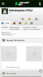 Mobile Screenshot of kekokasane-utau.deviantart.com