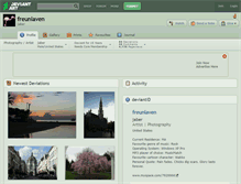 Tablet Screenshot of freunlaven.deviantart.com