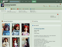 Tablet Screenshot of k3jennycupcakes.deviantart.com