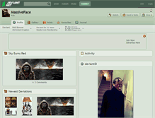 Tablet Screenshot of massiveface.deviantart.com
