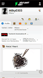 Mobile Screenshot of milky0303.deviantart.com