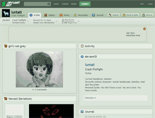 Tablet Screenshot of luntati.deviantart.com