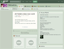 Tablet Screenshot of f-r-e-a-k-s.deviantart.com