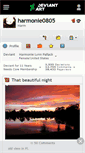 Mobile Screenshot of harmonie0805.deviantart.com