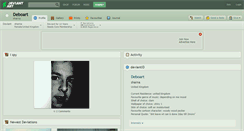 Desktop Screenshot of deboart.deviantart.com