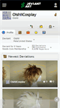 Mobile Screenshot of oishiicosplay.deviantart.com