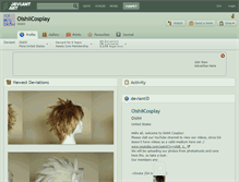 Tablet Screenshot of oishiicosplay.deviantart.com