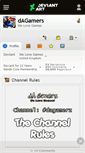 Mobile Screenshot of dagamers.deviantart.com