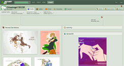 Desktop Screenshot of chloeangel150358.deviantart.com