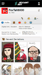 Mobile Screenshot of foxtail8000.deviantart.com