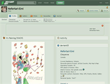 Tablet Screenshot of nefertari-emi.deviantart.com